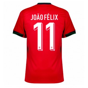 Fotbalové Dres Portugalsko Joao Felix #11 Domácí Oblečení ME 2024 Krátký Rukáv